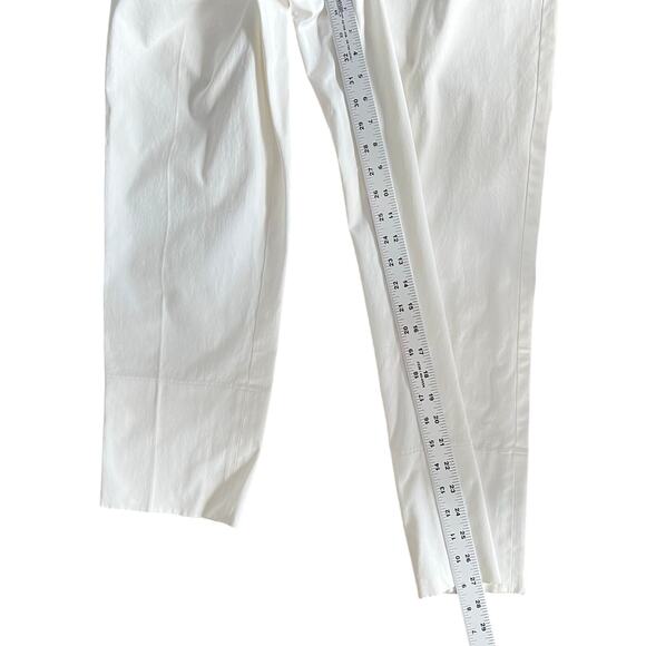 Talbots Collection Petites Womens White Pants Cotton Stretch Size 10 - Picture 13 of 14